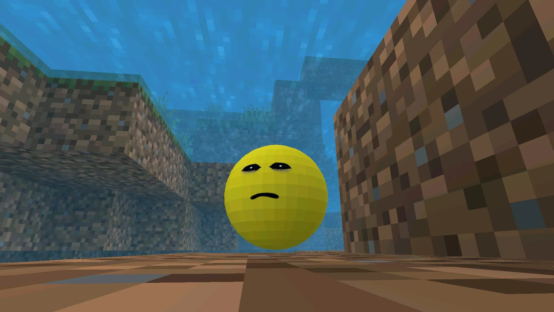 Под водой из мода Верити Хоррор для Minecraft PE на телефон