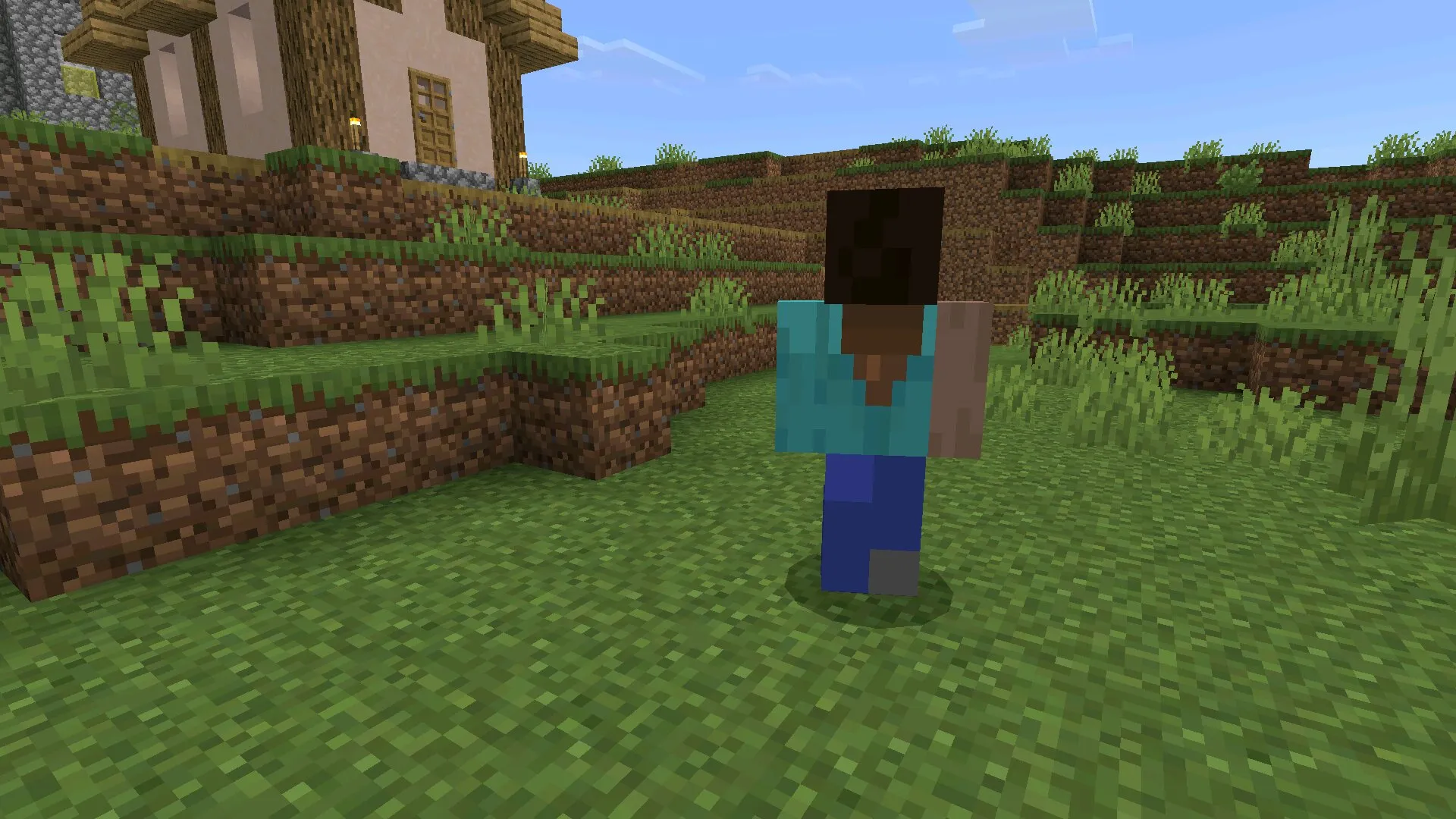 Стив из мода Flywheel of Terror для Minecraft PE