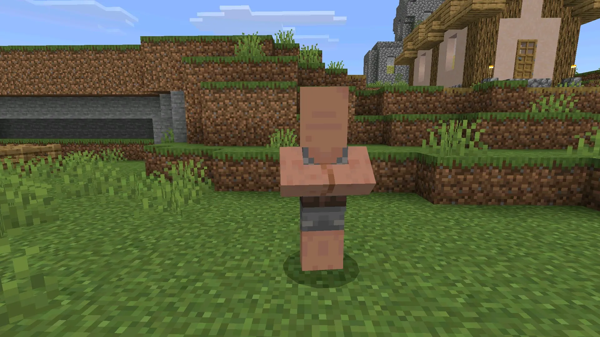 Житель из мода Flywheel of Terror для Minecraft PE