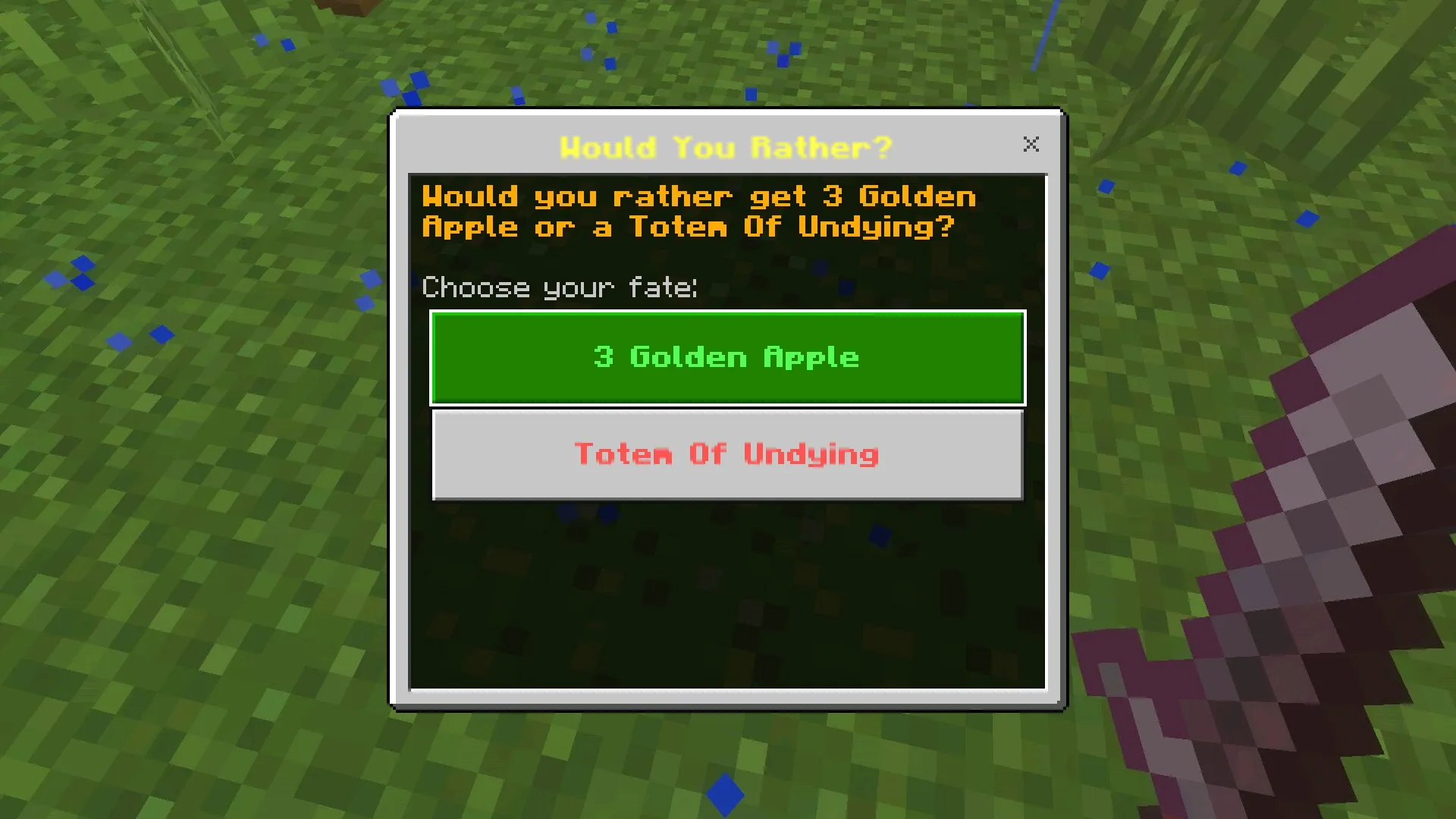 Подарки из Мода Would You Rather на Русском для Майнкрафт ПЕ
