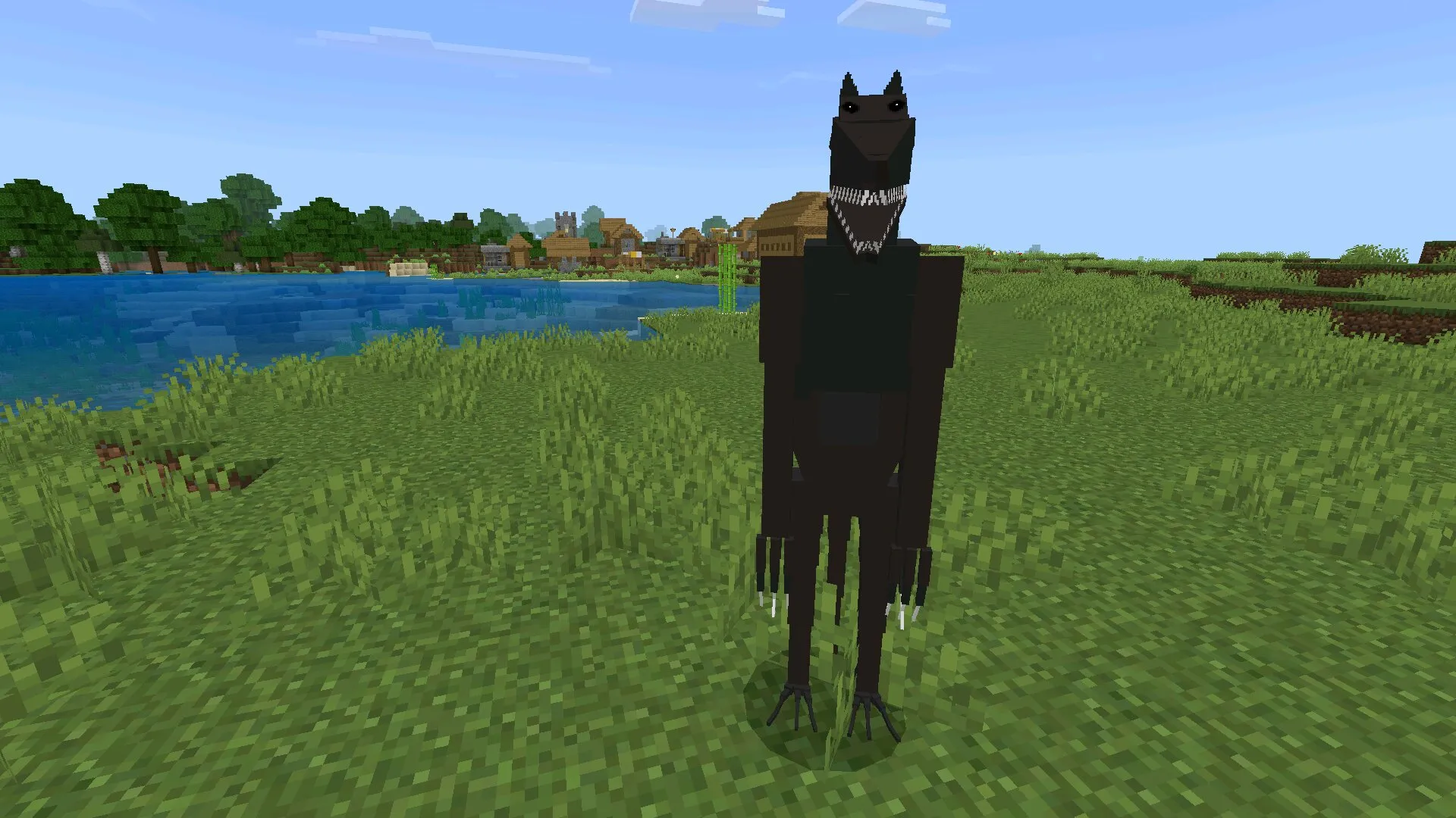 Враг из мода The Wolfman для Майнкрафт ПЕ