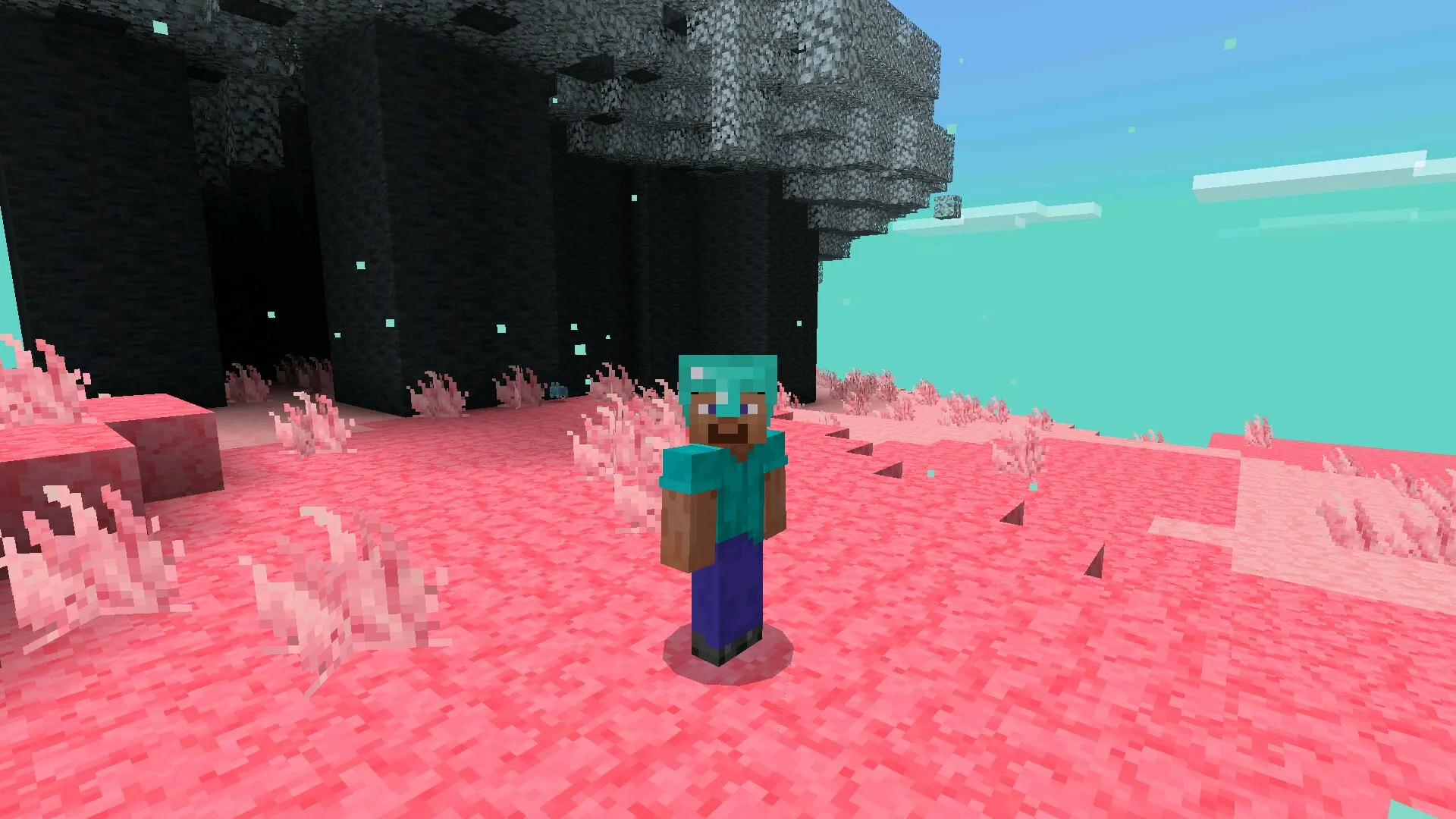 Стив из Мода на Сифт для Minecraft Bedrock