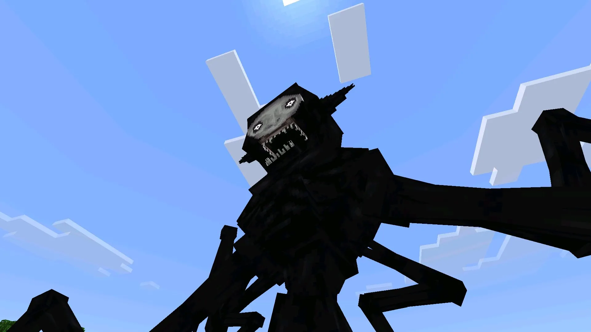 Мод The Growling Man в Майнкрафт Бедрок