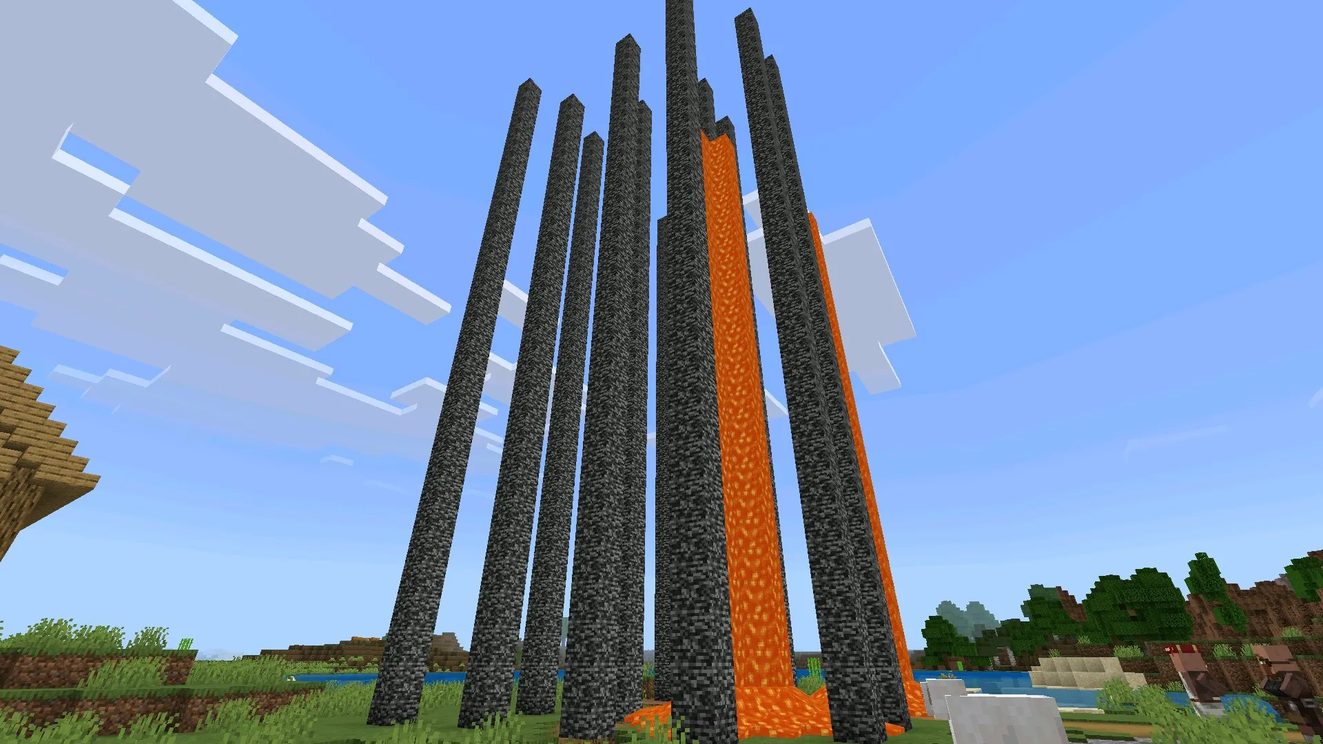 Структура из Мода Split Self для Minecraft Bedrock