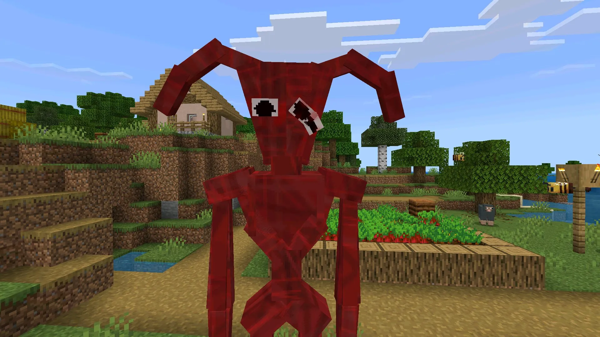 Мод The Anguish Stalker в Майнкрафт Бедрок