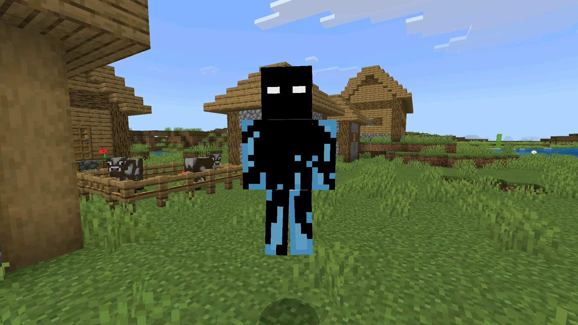 Враг из Мода Split Self для Minecraft Bedrock
